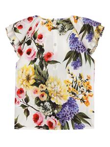 dolce&gabbanakids Dolce & Gabbana Kids Shirt met print - Wit