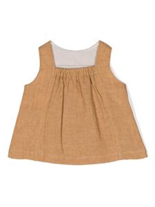 ilgufo Il Gufo Mouwloze top - Beige