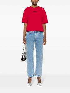 moschinojeans MOSCHINO JEANS Mid waist straight jeans - Blauw