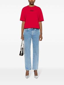 MOSCHINO JEANS Mid waist straight jeans - Blauw