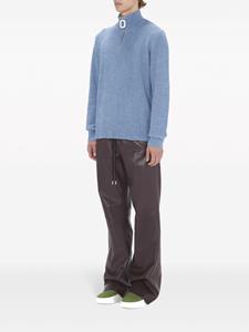 JW Anderson Trui met halve rits - Blauw