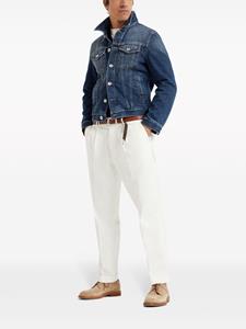 brunellocucinelli Brunello Cucinelli Trui met V-hals - Blauw