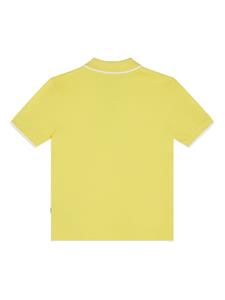 bosskidswear BOSS Kidswear Poloshirt met logoprint - Geel