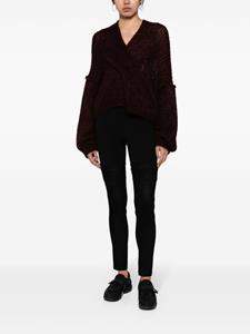 isabelbenenato Isabel Benenato Gelaagde slim-fit broek - Zwart