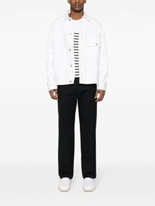 Valentino Garavani raised-seam straight-leg trousers - Blauw