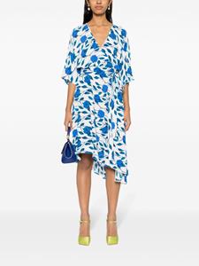 dvfdianevonfurstenberg DVF Diane von Furstenberg Wikkeljurk van crêpe - Blauw