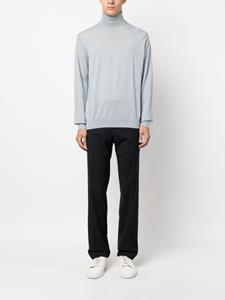Canali Straight pantalon - Blauw