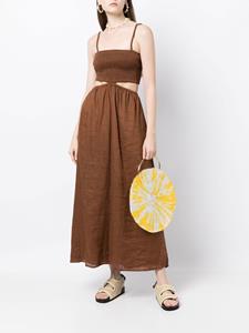 faithfullthebrand Faithfull the Brand Midi-jurk - Bruin