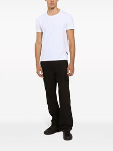 dolce&gabbana Dolce & Gabbana Katoenen straight cargo broek - Zwart