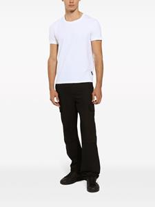 Dolce & Gabbana Katoenen straight cargo broek - Zwart