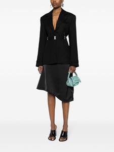 REMAIN Midi-rok met geknoopt detail - Zwart