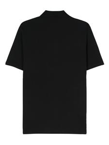 justcavalli Just Cavalli Poloshirt met logo en luipaardprint - Zwart