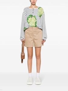Moncler Shorts met logopatch - Bruin