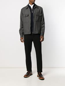 N.Peal Carnaby trui met halve rits - Zwart