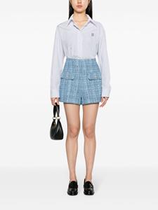 SANDRO Tweed shorts - Blauw