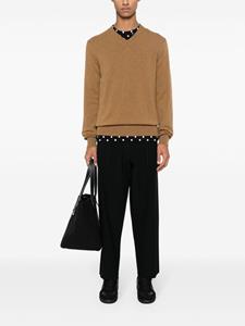 Comme Des Garçons Play logo-appliqué wool jumper - Bruin