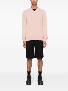 Comme Des Garçons Play logo-appliqué wool jumper - Roze