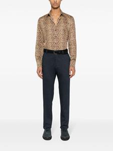 ETRO Katoenen straight broek - Blauw