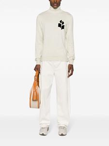 MARANT Trui met intarsia logo - Beige