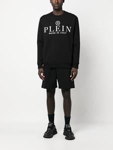 philippplein Philipp Plein Trui met logoprint - Zwart