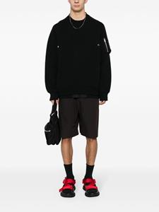 sacai Gelaagde sweater - Zwart