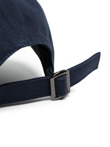 cafékitsuné CAFÉ KITSUNÉ logo-print cotton cap - Blauw