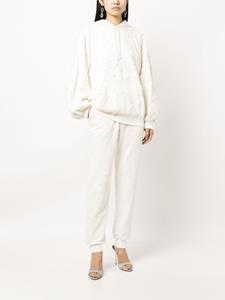 eliesaab Elie Saab Hoodie met borduurwerk van katoenblend - Wit