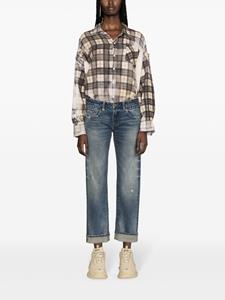 R13 Mid waist boyfriend jeans - Blauw