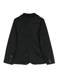 Moschino Kids Blazer met geborduurd logo - Zwart