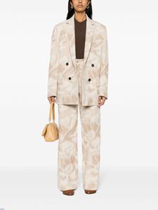 MSGM High waist straight jeans - Beige