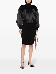 versacepre-owned Versace Pre-Owned 1990s wollen kokerrok - Zwart