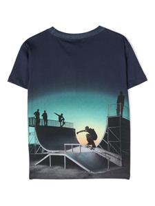 Molo T-shirt met grafische print - Blauw