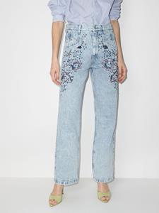 isabelmarant ISABEL MARANT Jeans met geborduurde bloemen - Blauw
