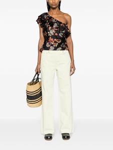 ullajohnson Ulla Johnson Elodie high waist straight jeans - Beige