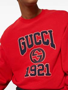 Gucci Sweater met geborduurd logo - Rood
