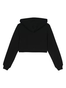 Moschino Cropped hoodie - Zwart