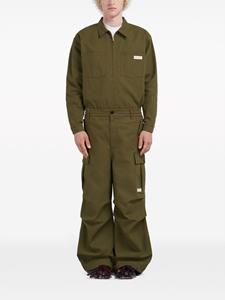 Marni Cargo broek met logopatch - Groen