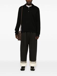 maisonmargiela Maison Margiela Broek met wijde pijpen - Zwart