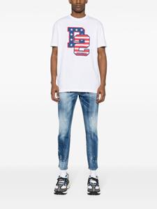 DSQUARED2 Super Twinky mid waist skinny jeans - Blauw