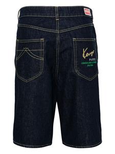 Kenzo Paris Créations denim shorts - Blauw