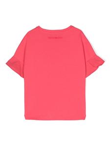 emporioarmanikids Emporio Armani Kids T-shirt met geborduurd logo - Roze