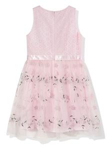 guesskids guess kids Jurk met geborduurde bloemen - Roze