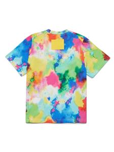 dsquared2kids DSQUARED2 KIDS T-shirt met logoprint - Blauw