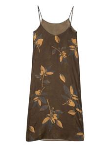 umawang Uma Wang Anaya midi-jurk - Bruin