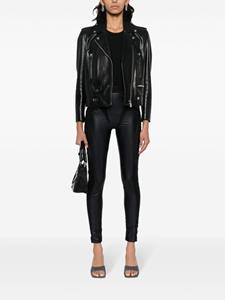 Versace Jeans Couture Legging van imitatieleer - Zwart