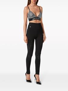 Philipp Plein High waist legging - Zwart