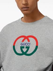 Gucci Sweater met print - Grijs