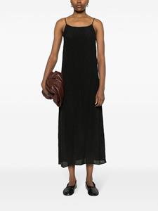 Uma Wang Midi-jurk met gekreukt effect - Zwart