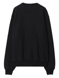 Burberry Sweater met vospatch - Zwart