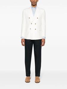 Zegna Mid waist chino - Blauw